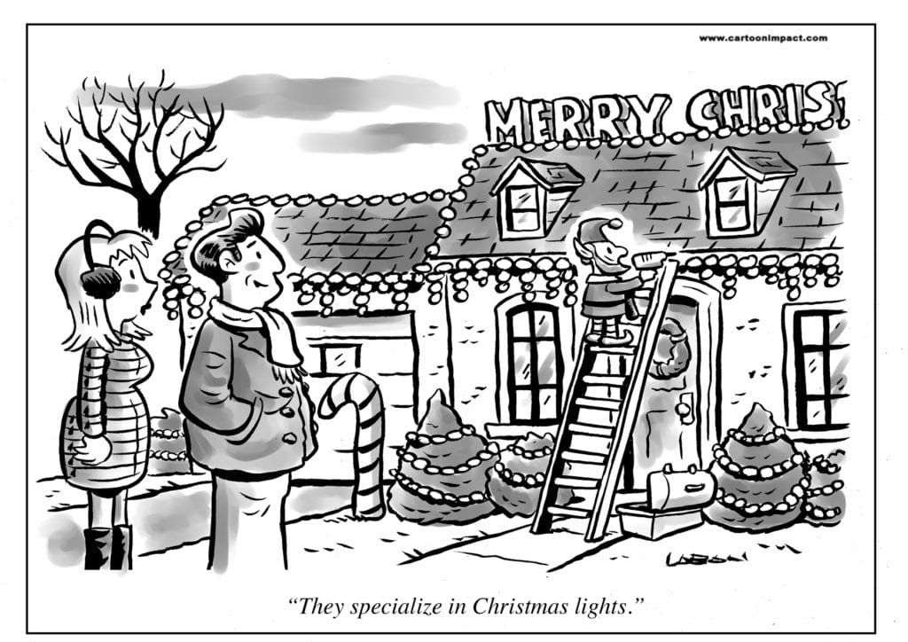 Comic Brake: 'They Specialize in Christmas Lights'