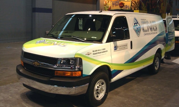 GM Finally Rolls Out Natural-Gas-Powered Commercial Vans