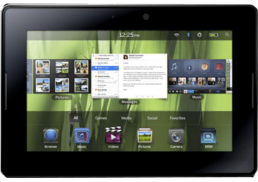 Research in Motion’s Tablet Competes with iPad on Price, Size and Security