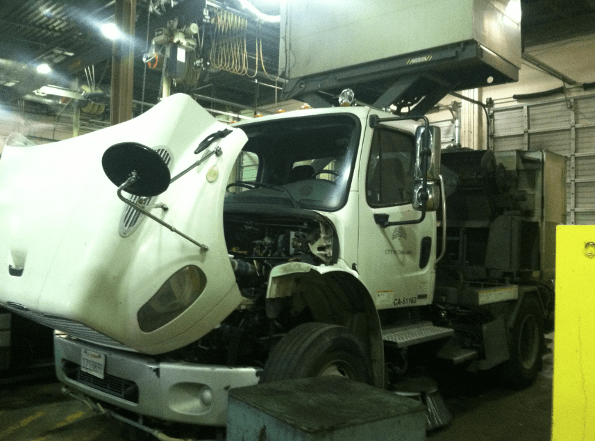 Fixing a Street Sweeper: Brushes, Brooms, and The Service Crew